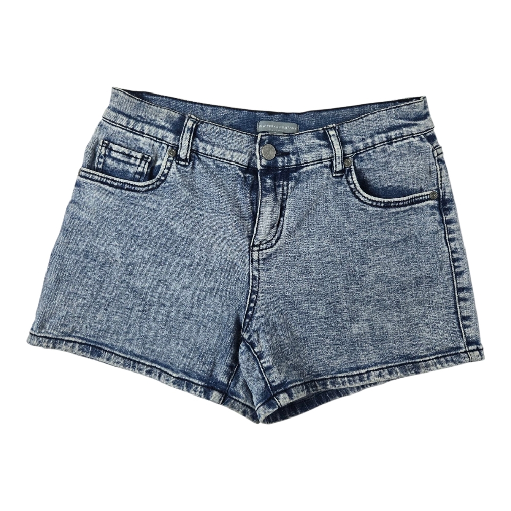 New York & Company Denim Blue Women's Shorts Sz 4
